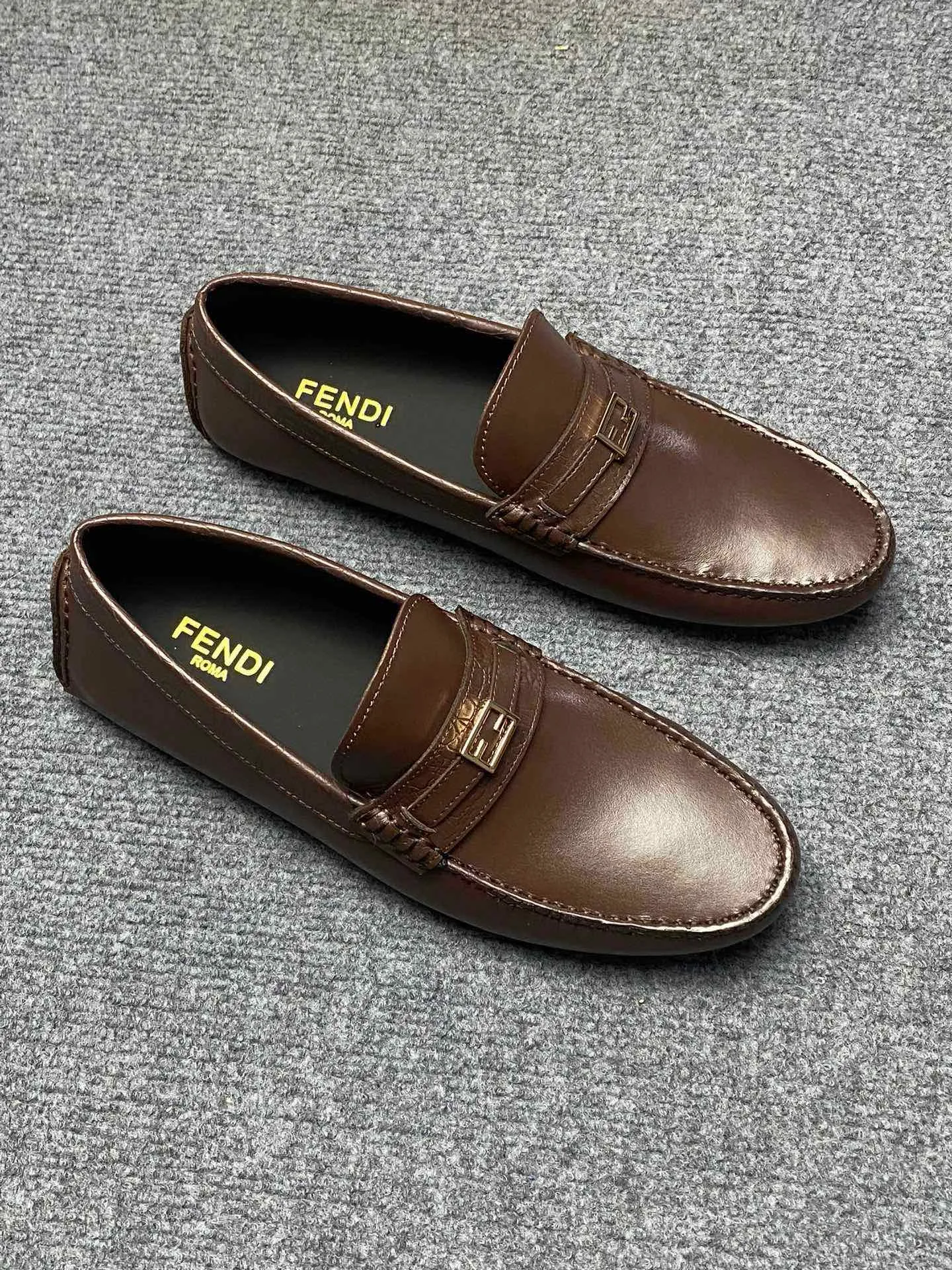 Men's Men's Shoes Men's Men's Shoes 💰700FENDI Fendi Men's Shoes are breathable and comfortable. Original development. Counters copy one to one. Imported cowhide. Niuri. 38 to 44. (can be ordered at 45.46. No returns or exchanges)